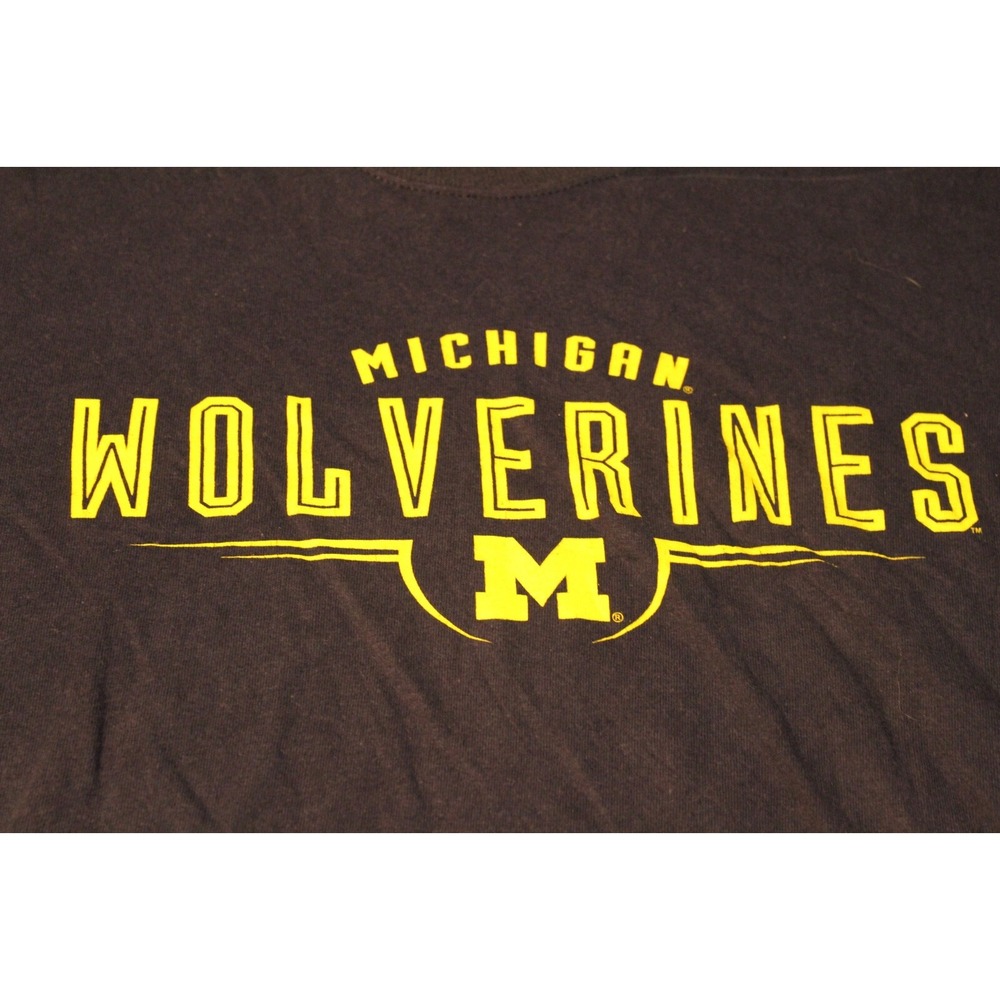 Michigan Wolverines T-Shirt Navy Blue Size XL